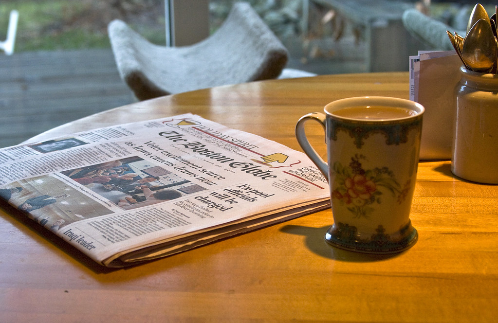 A warm cup of tea on a quiet morning table
