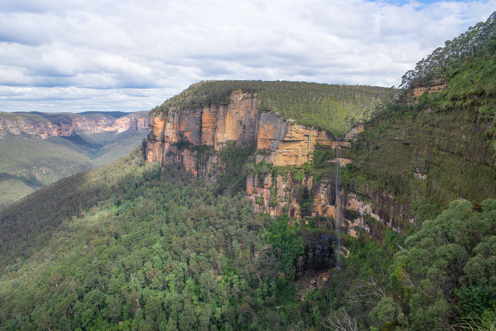 The Grose Valley and Govetts Leap escarpment in the Blue Mountains, New South Wales