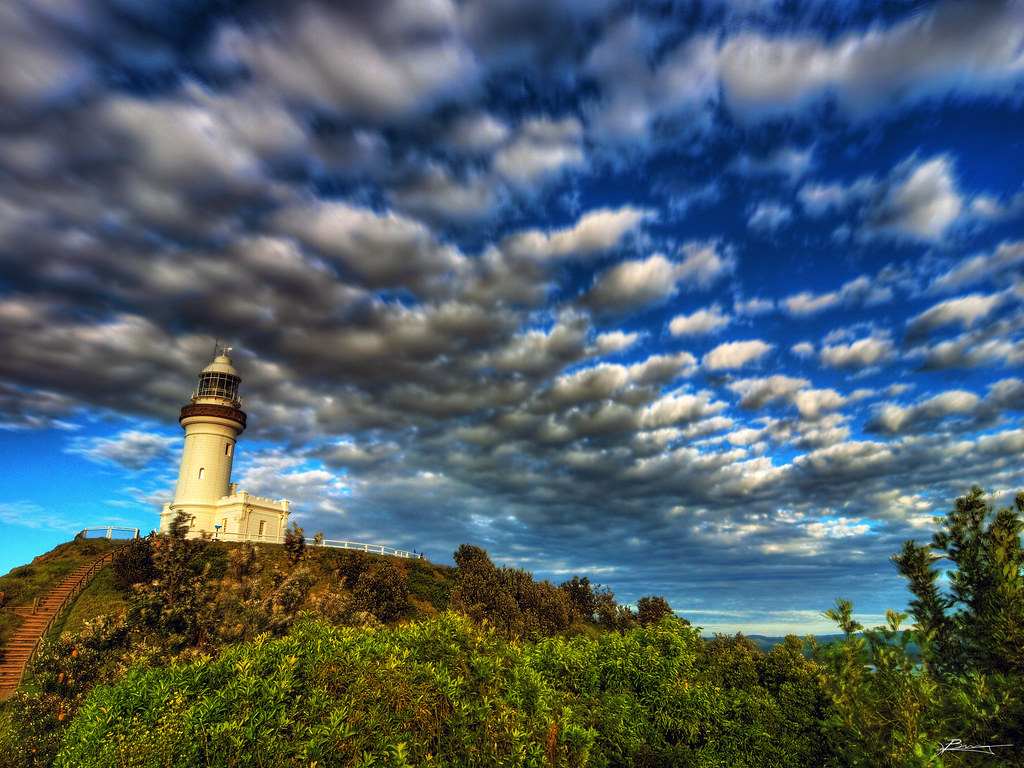 Cape Byron lighthouse on the headland at Byron Bay, New South Wales