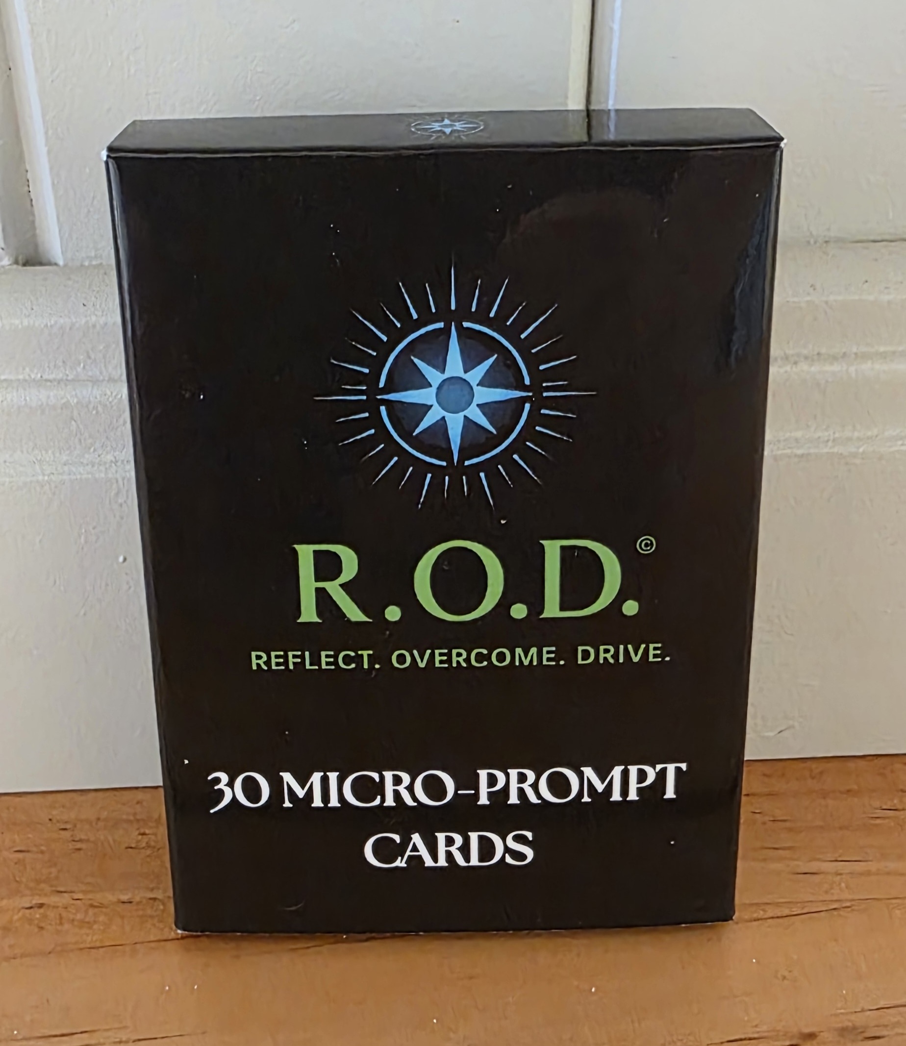 The R.O.D. 30 Micro Prompt Cards deck box